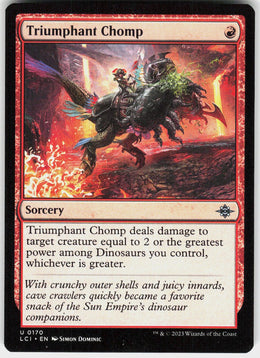 Triumphant Chomp #170 NM