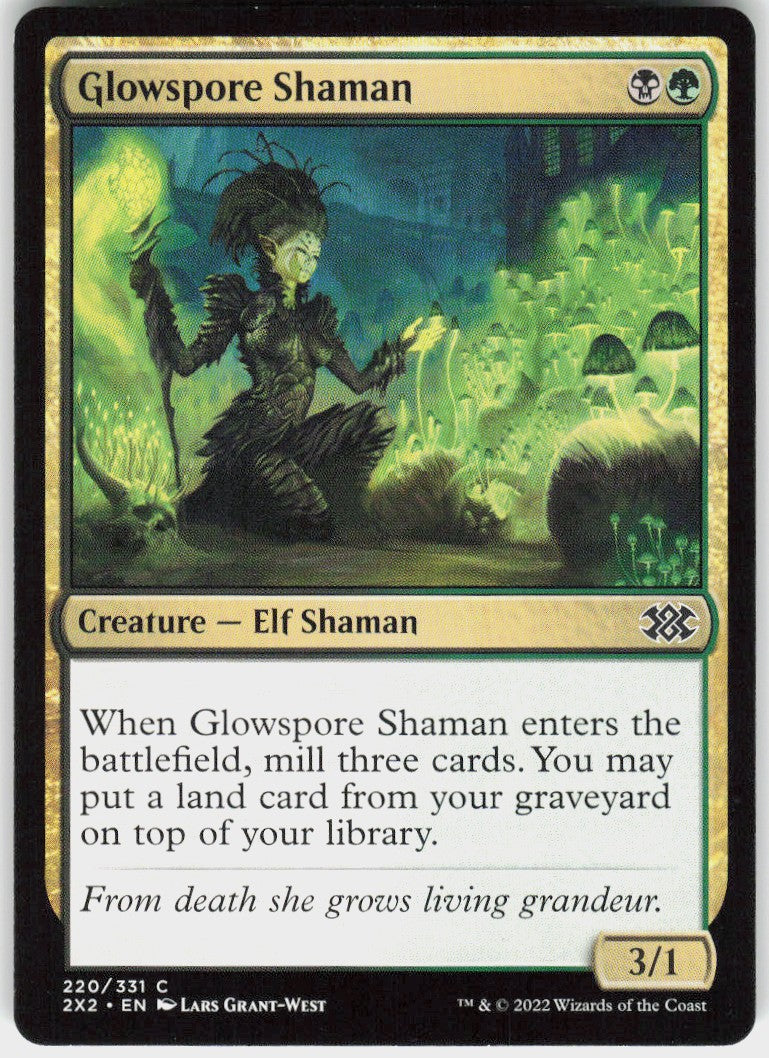 Glowspore Shaman #220 NM