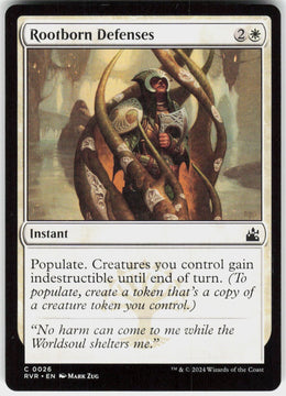 Rootborn Defenses #26 NM