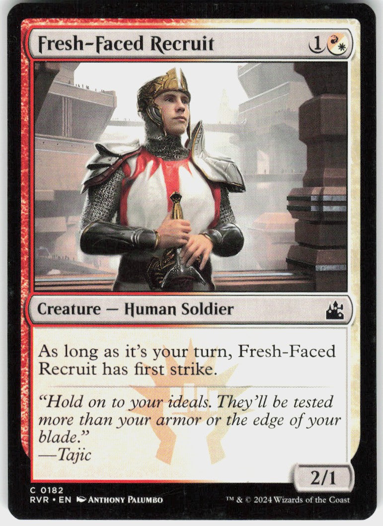 Fresh-Faced Recruit #182 NM