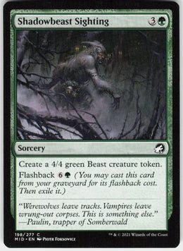 Shadowbeast Sighting #198 NM