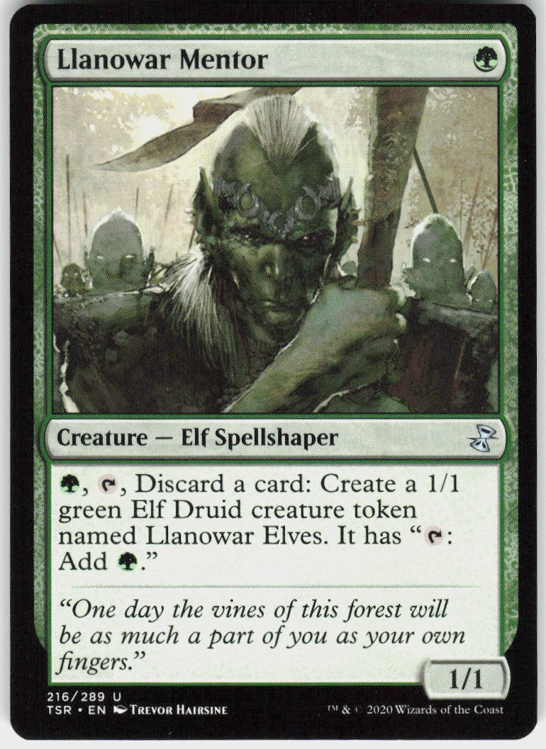 Llanowar Mentor #216 NM