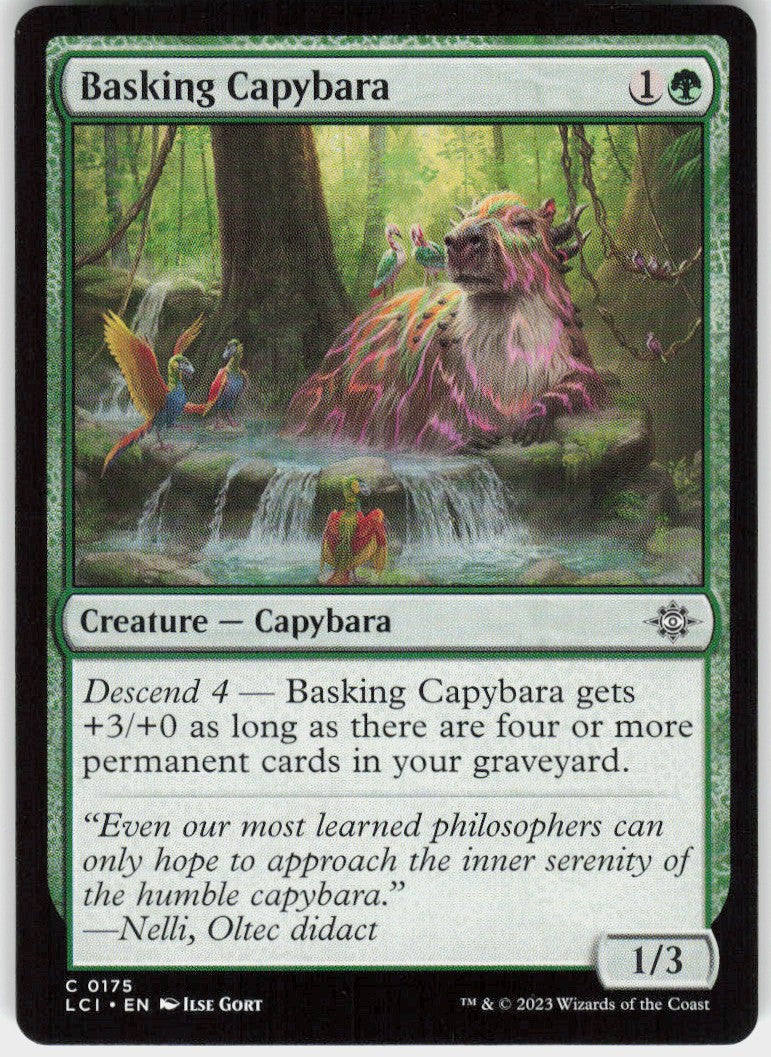Basking Capybara #175 NM