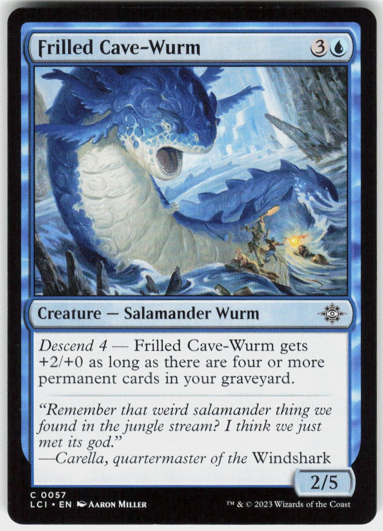 Frilled Cave-Wurm #57 NM