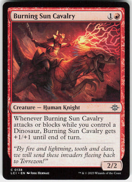 Burning Sun Cavalry #138 NM