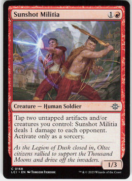 Sunshot Militia #168 NM