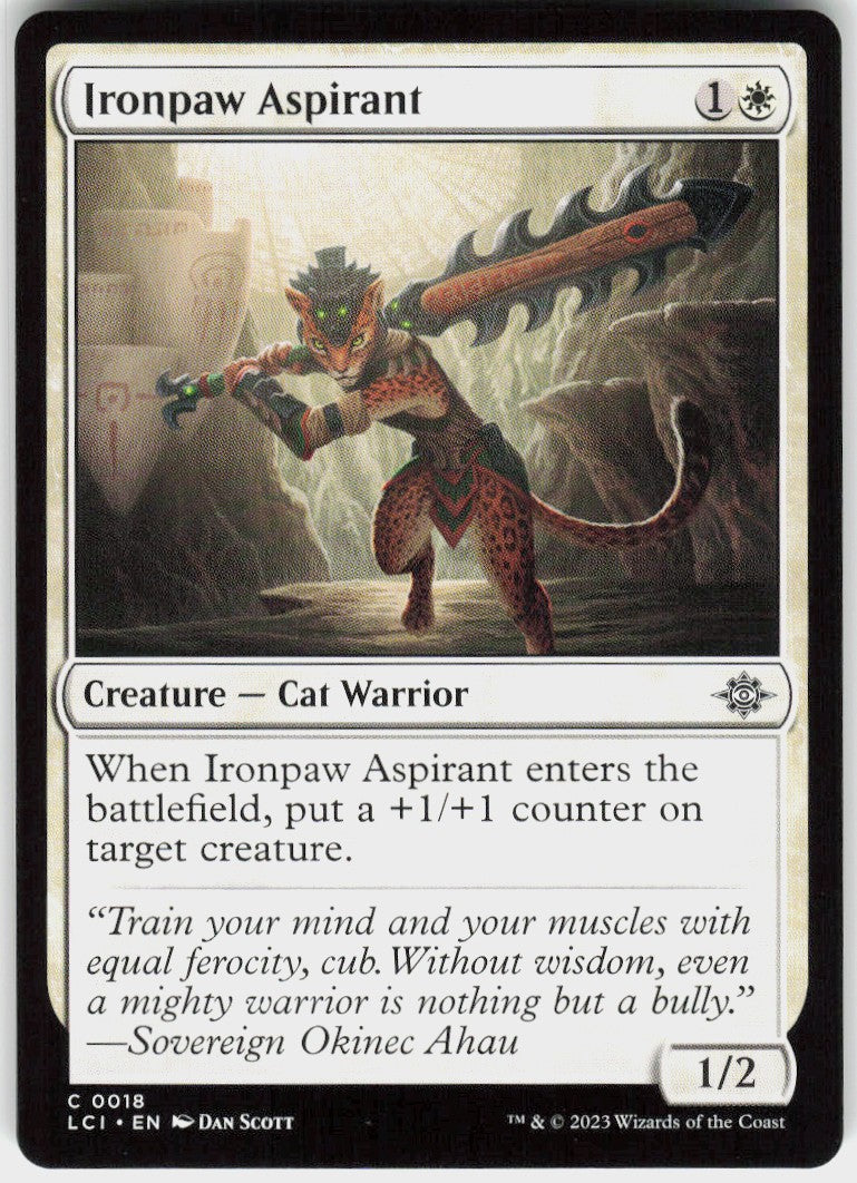 Ironpaw Aspirant #18 NM