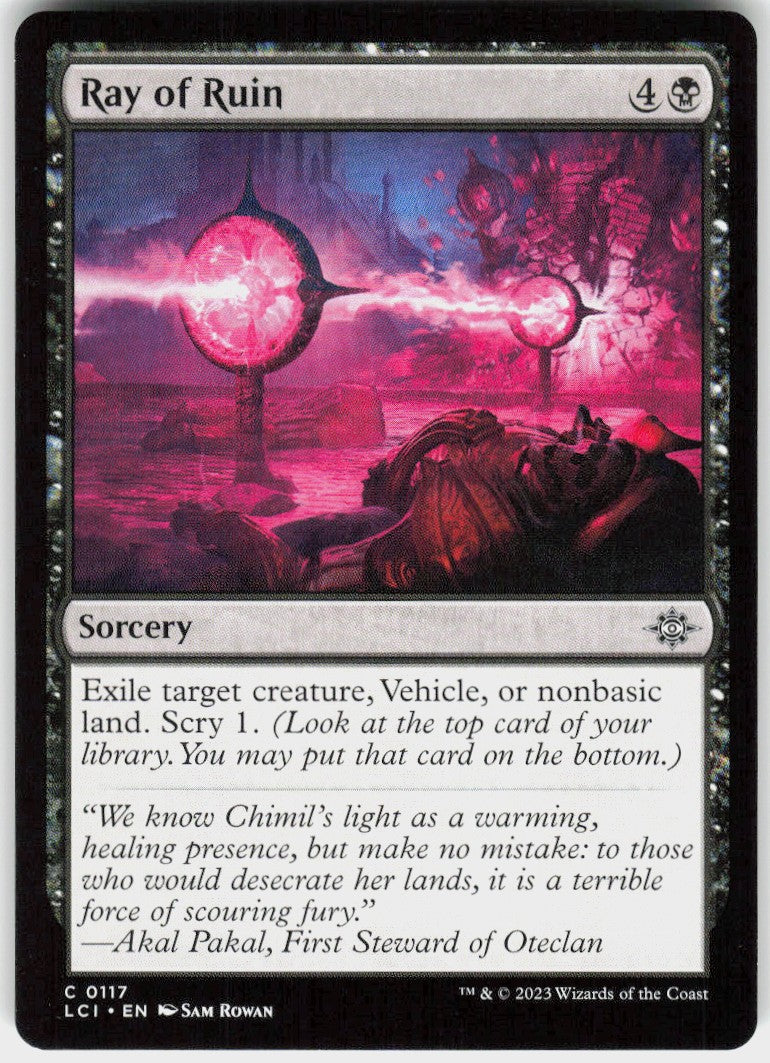 Ray of Ruin #117 NM