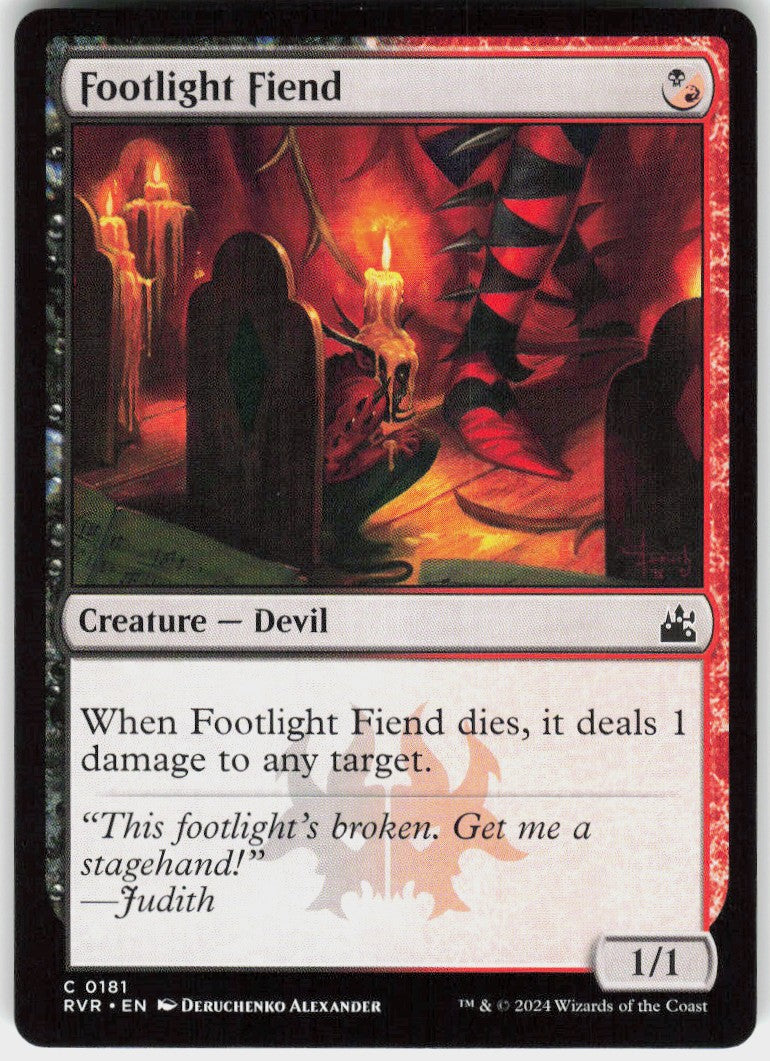 Footlight Fiend #181 NM