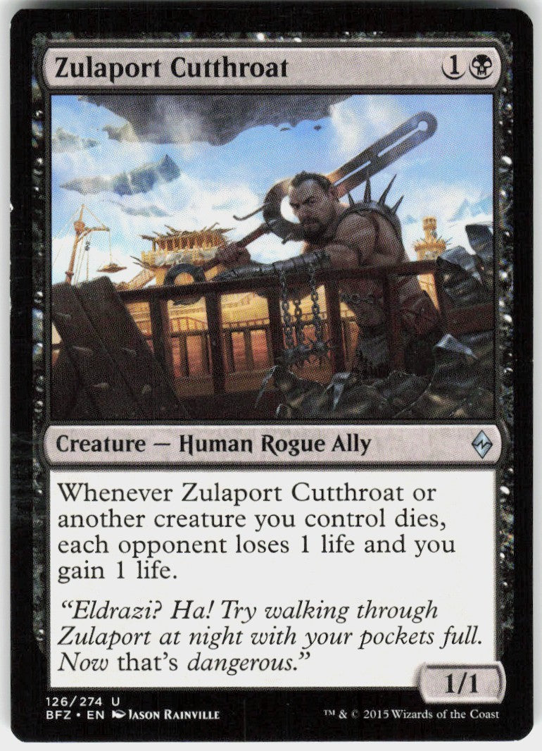 Zulaport Cutthroat #126 NM