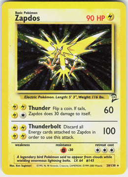Zapdos #20 NM