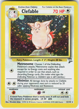 Clefable #5 NM