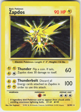 Zapdos #16 NM