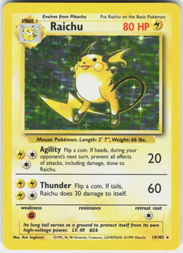 Raichu #14 NM