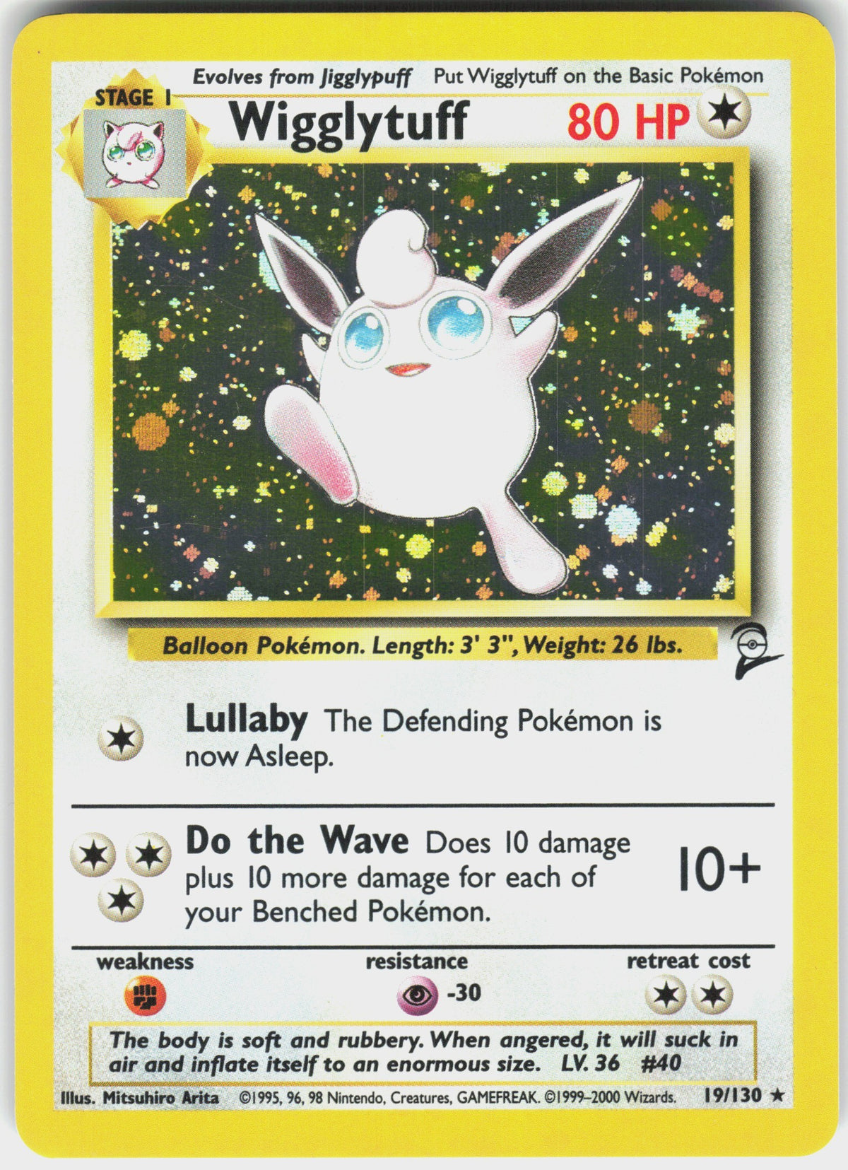 Wigglytuff #19 NM