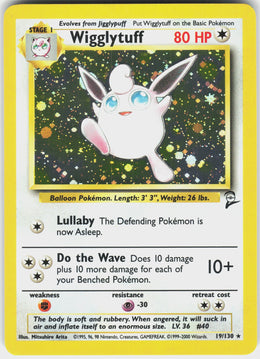Wigglytuff #19 NM