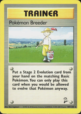Pokémon Breeder #105 NM