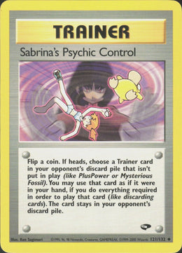 Sabrina's Psychic Control #121 NM