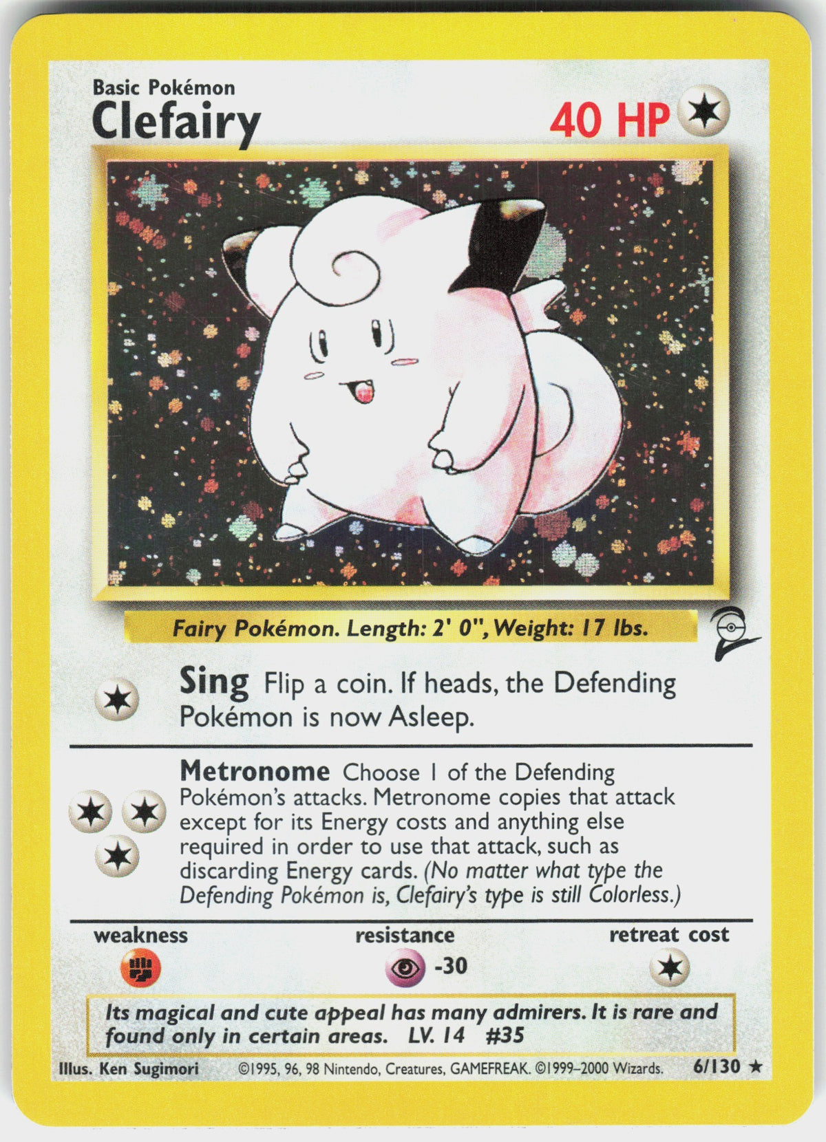Clefairy #6 NM