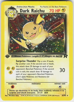 Dark Raichu #83 NM