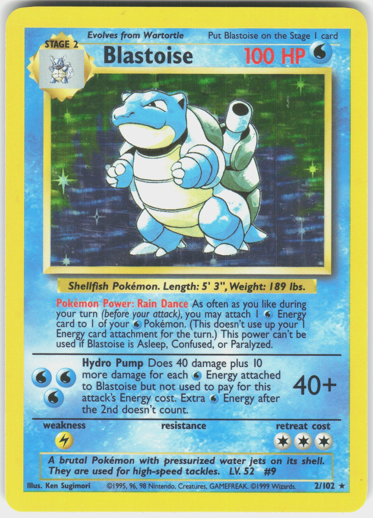 Blastoise #2 NM