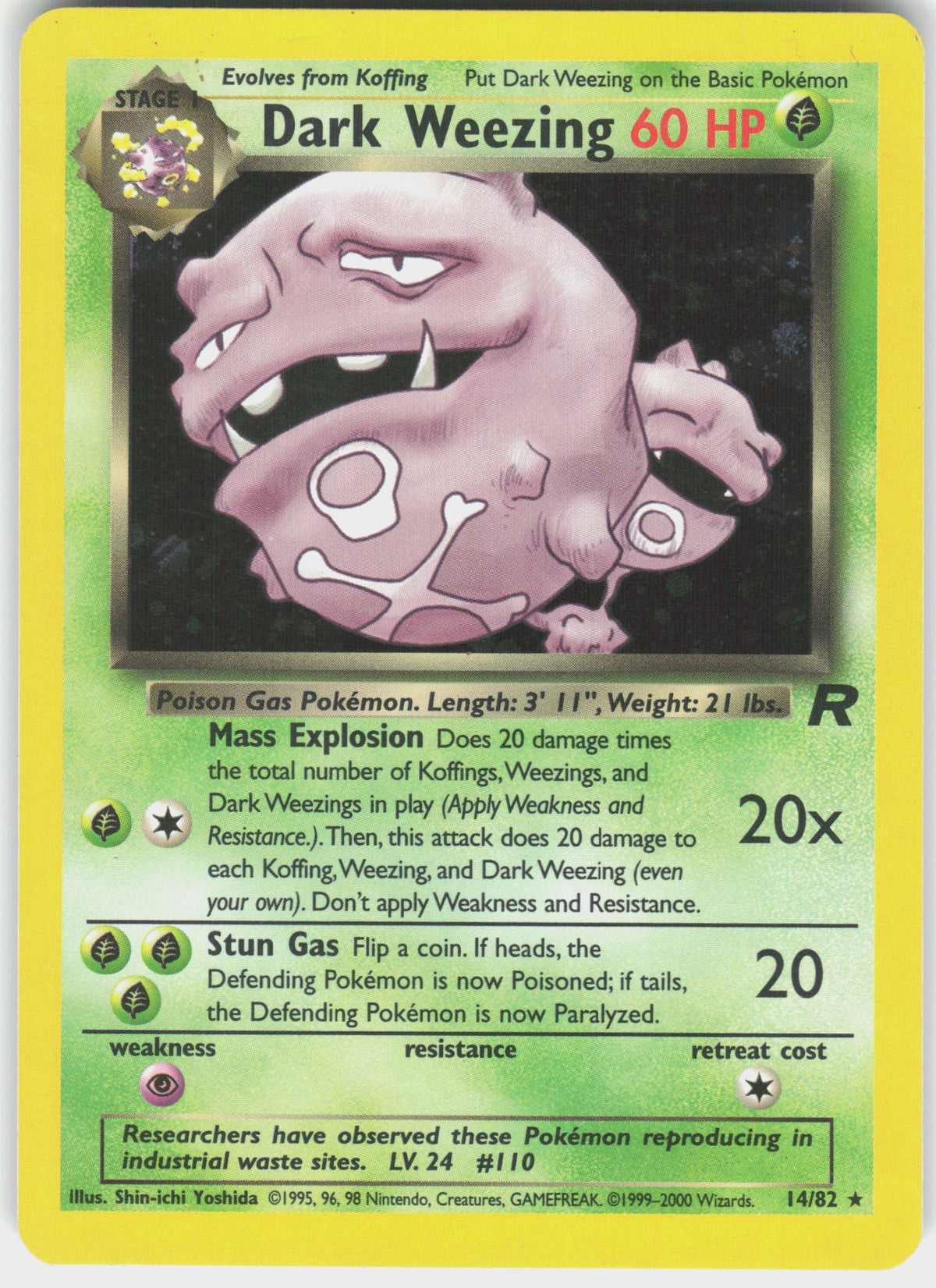 Dark Weezing #14 NM