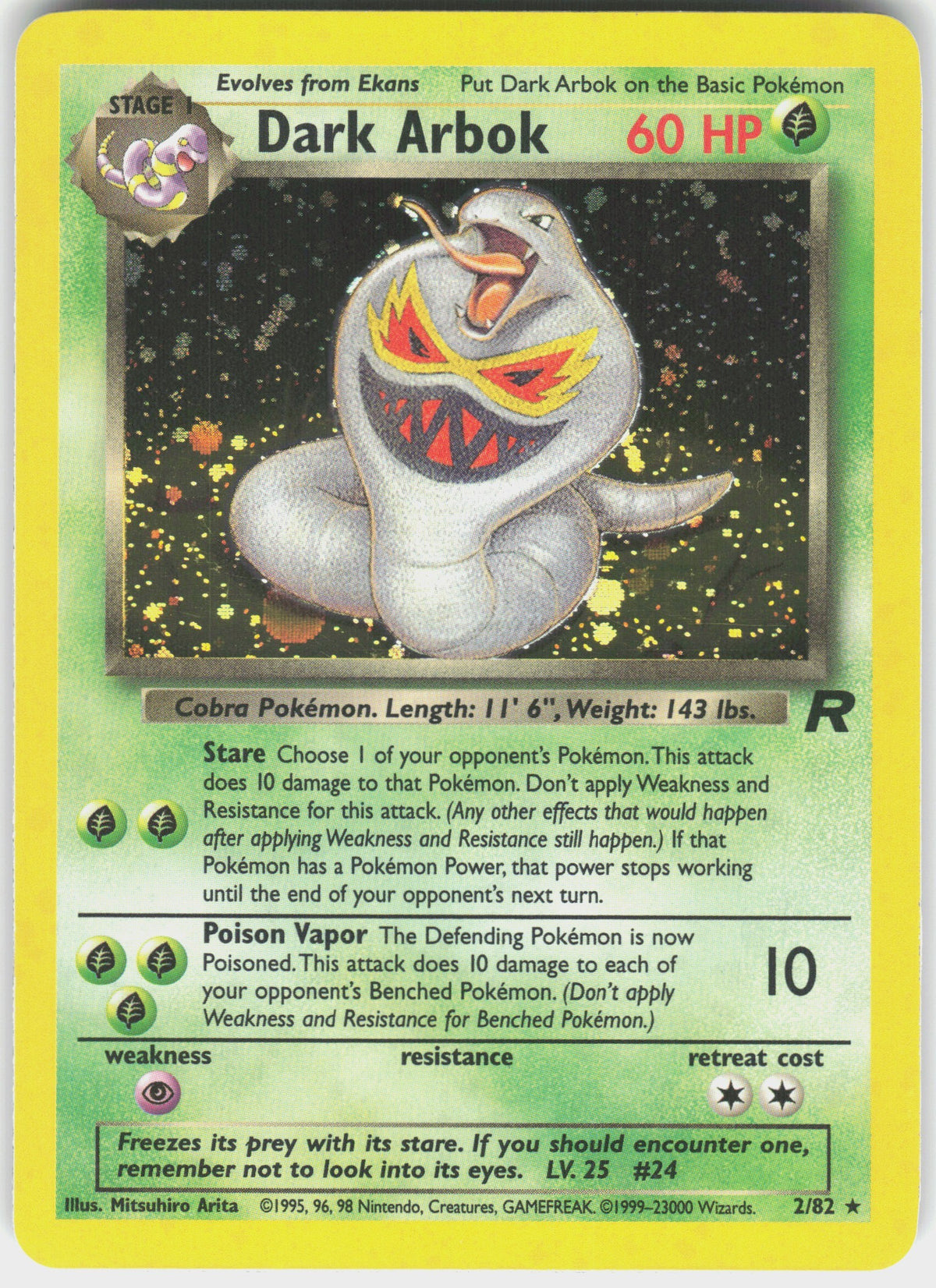 Dark Arbok #2 NM