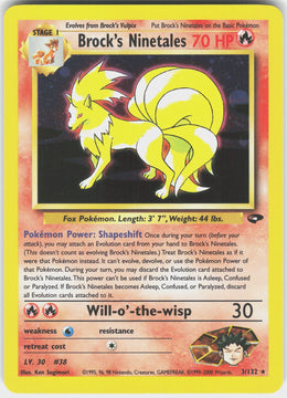 Brock's Ninetales #3 NM