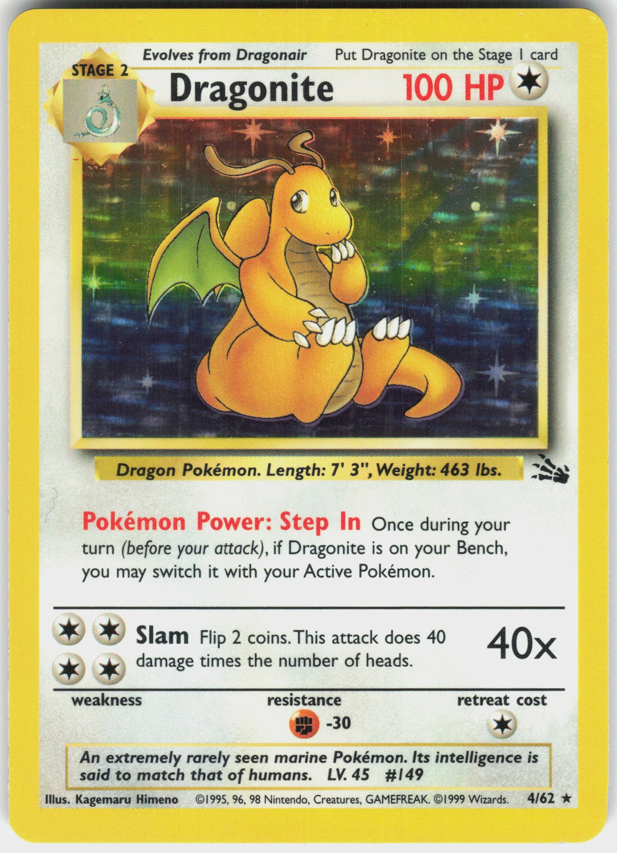 Dragonite #4 NM