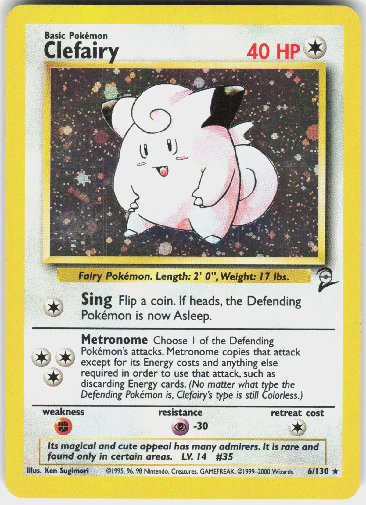 Clefairy #6 NM