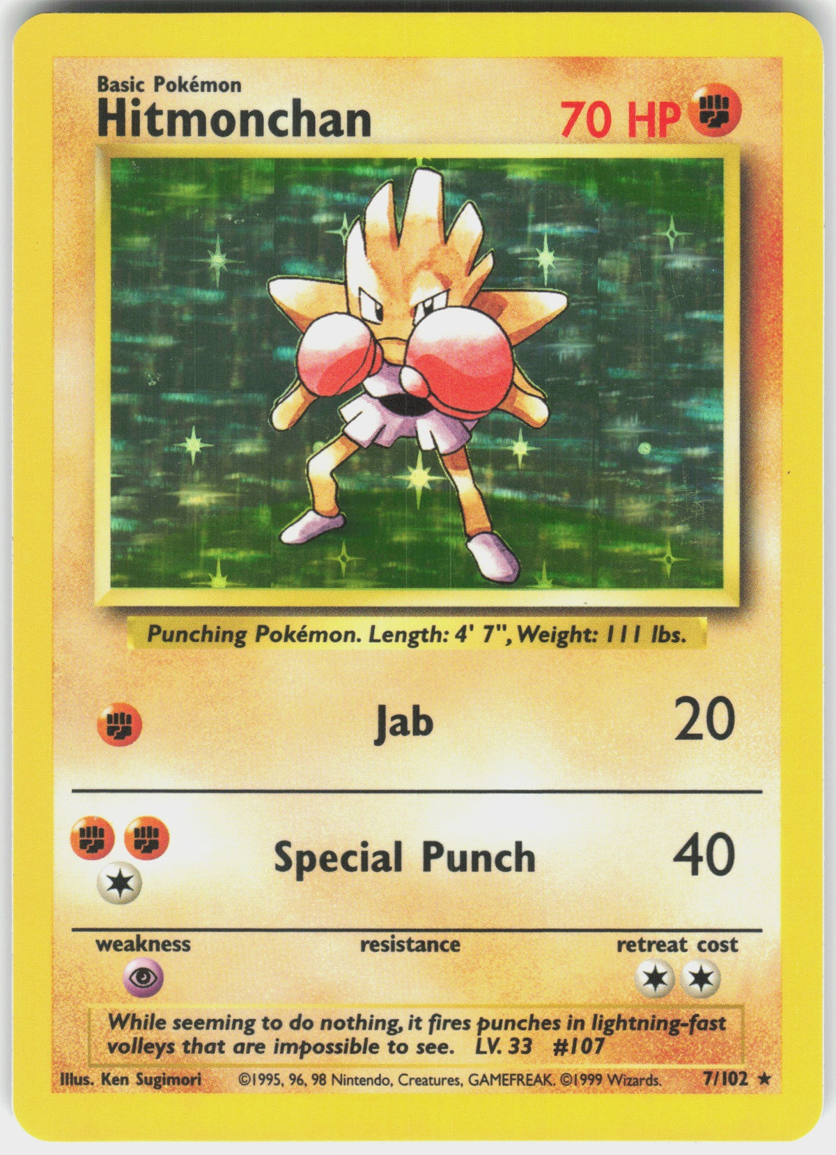 Hitmonchan #7 NM
