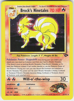 Brock's Ninetales #3 NM