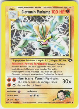 Giovanni's Machamp #6 NM