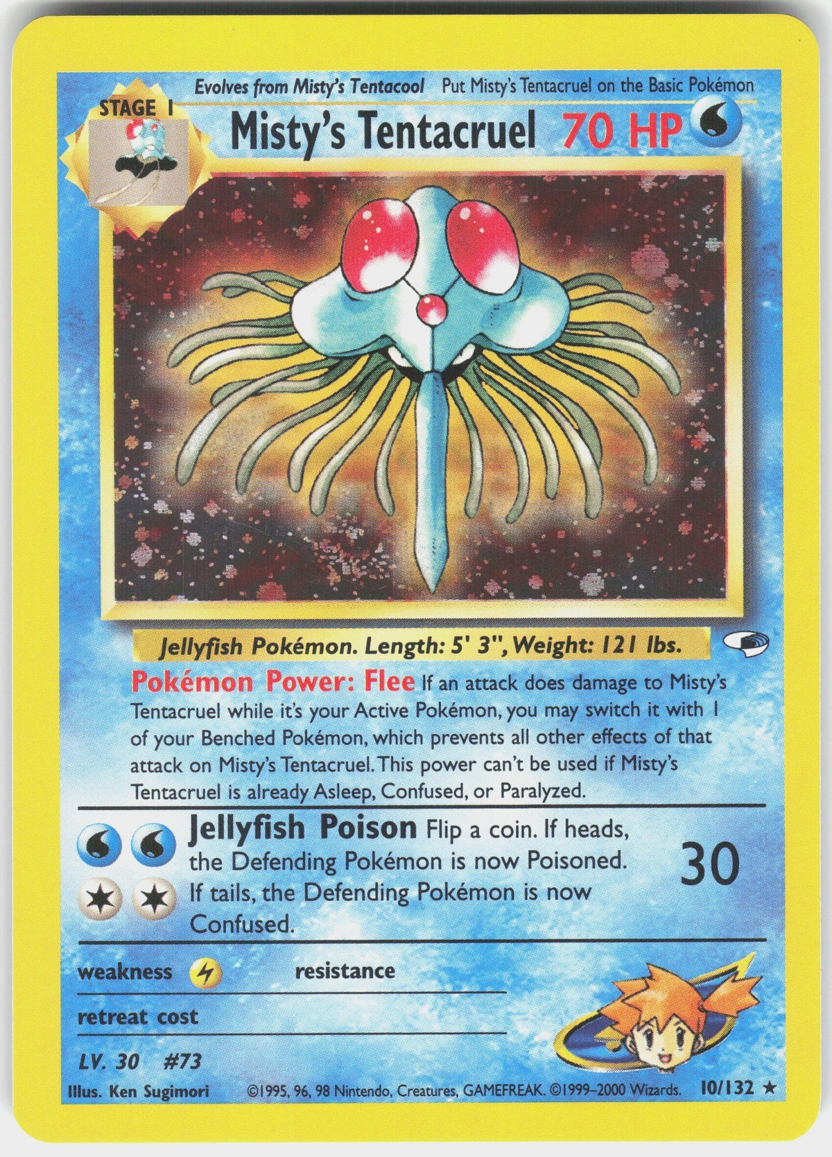 Misty's Tentacruel #10 NM