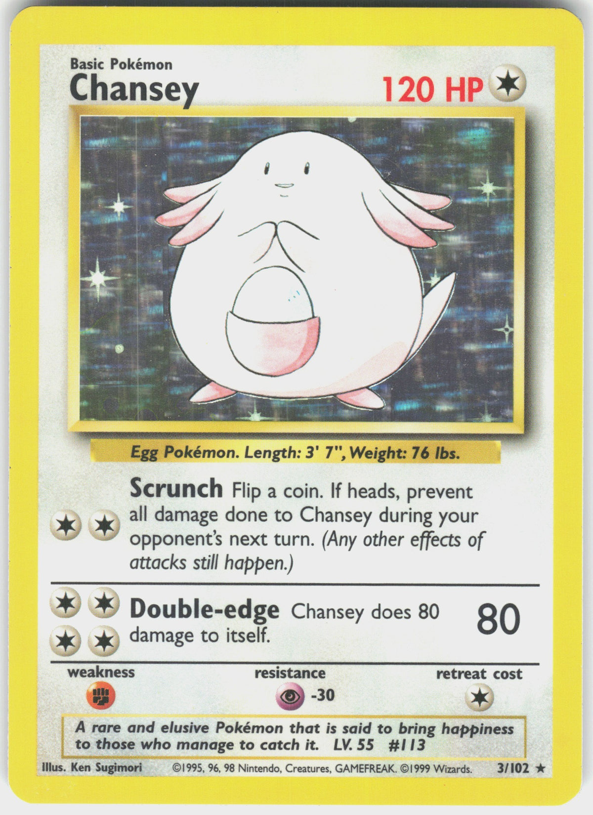 Chansey #3 NM