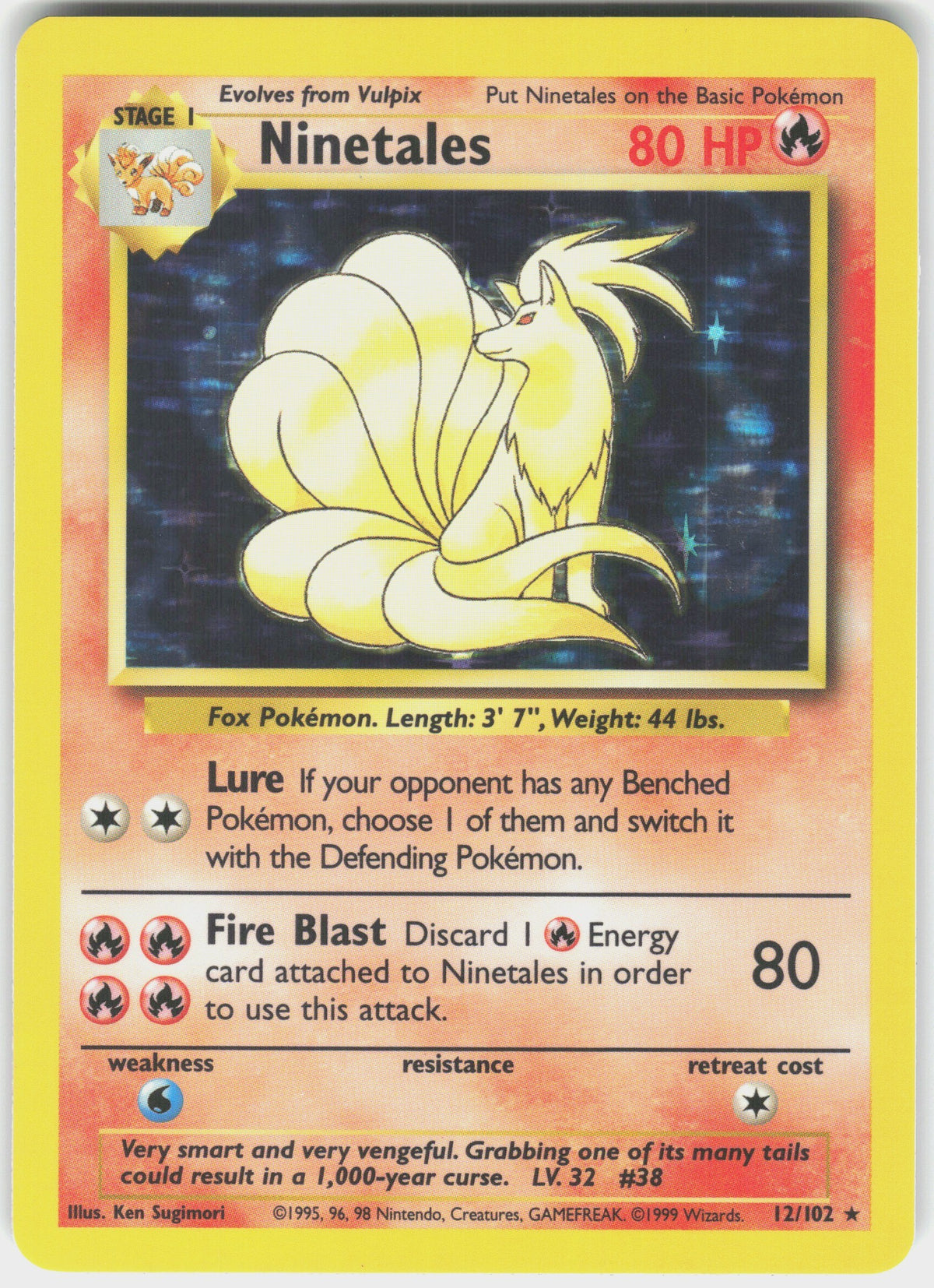 Ninetales #12 NM
