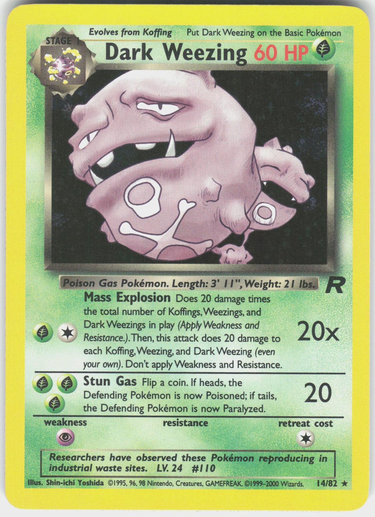 Dark Weezing #14 NM