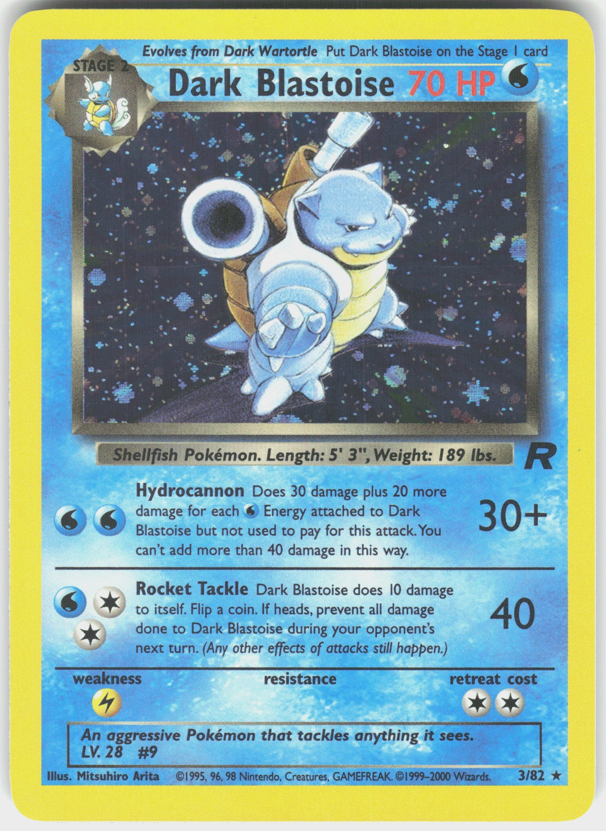 Dark Blastoise #3 NM