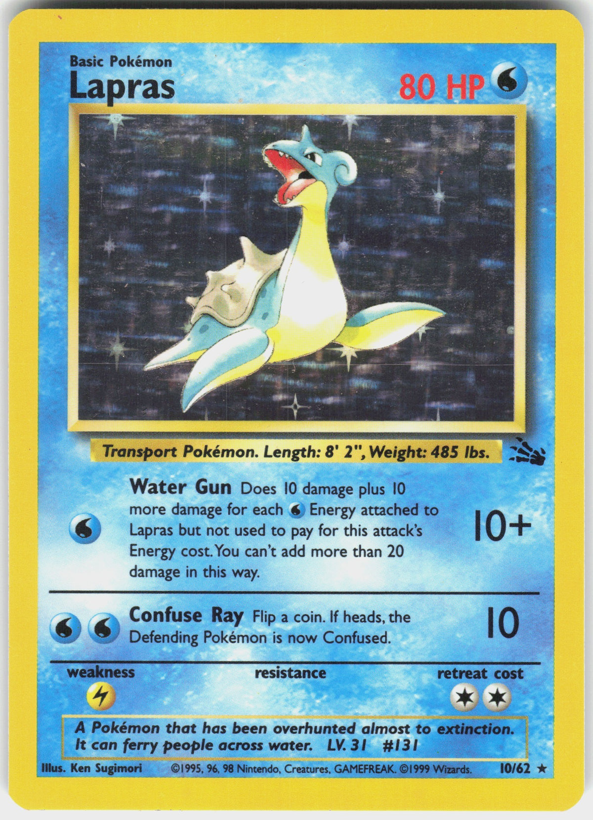 Lapras #10 NM