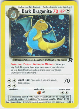 Dark Dragonite #5 NM