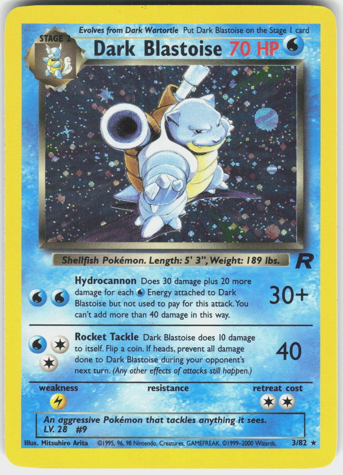 Dark Blastoise #3 NM