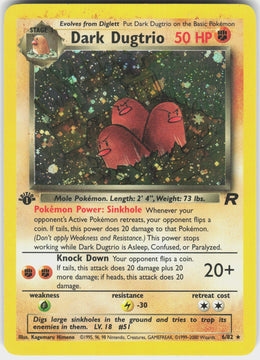 Dark Dugtrio #6 NM