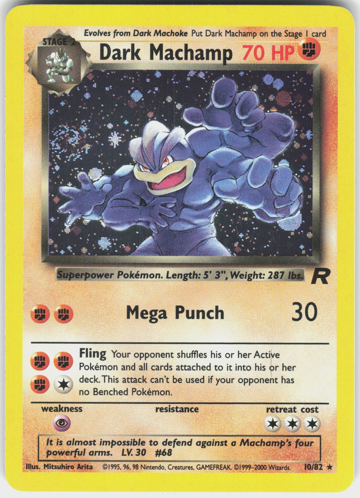 Dark Machamp #10 NM
