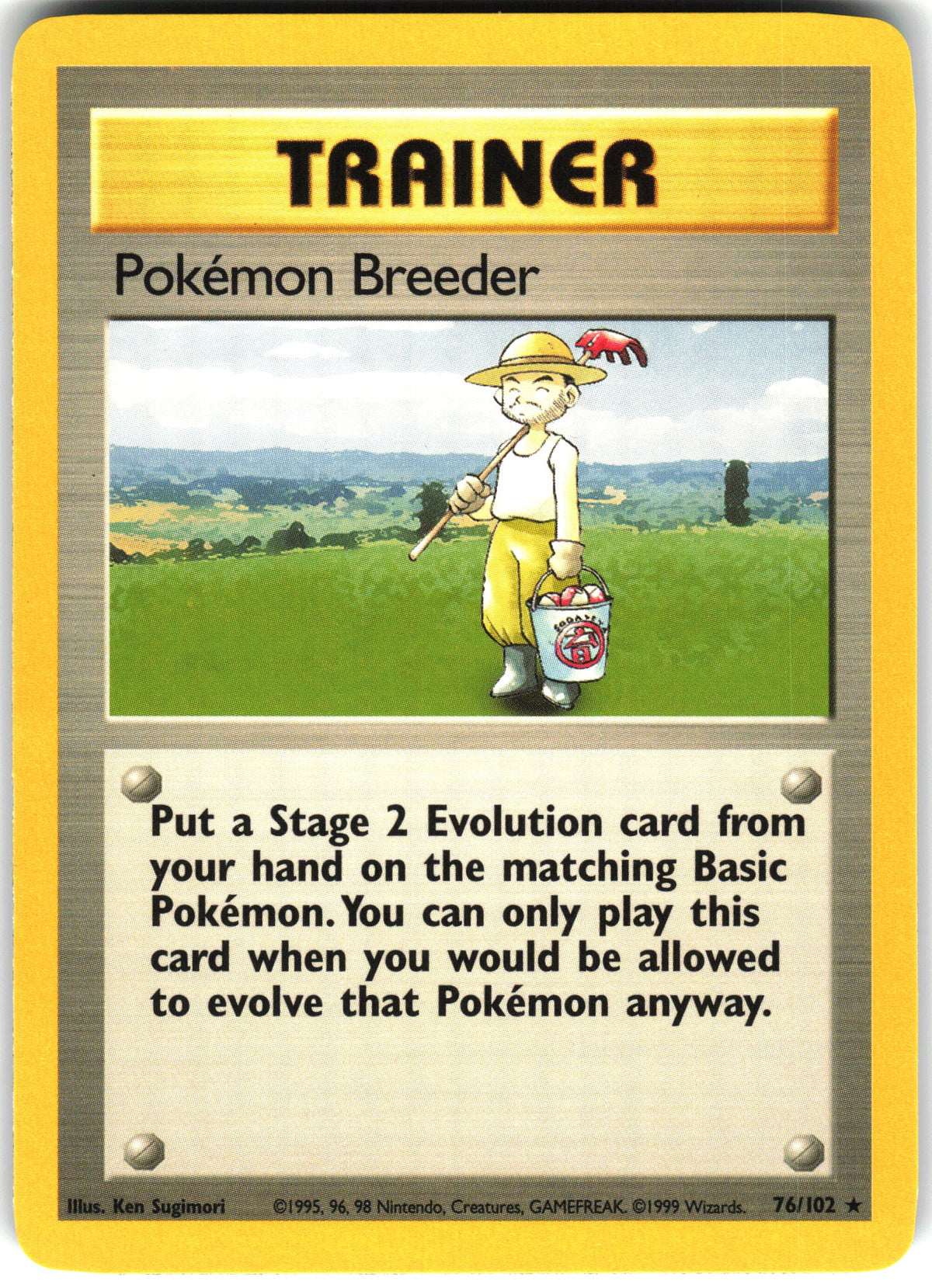Pokémon Breeder #76 NM