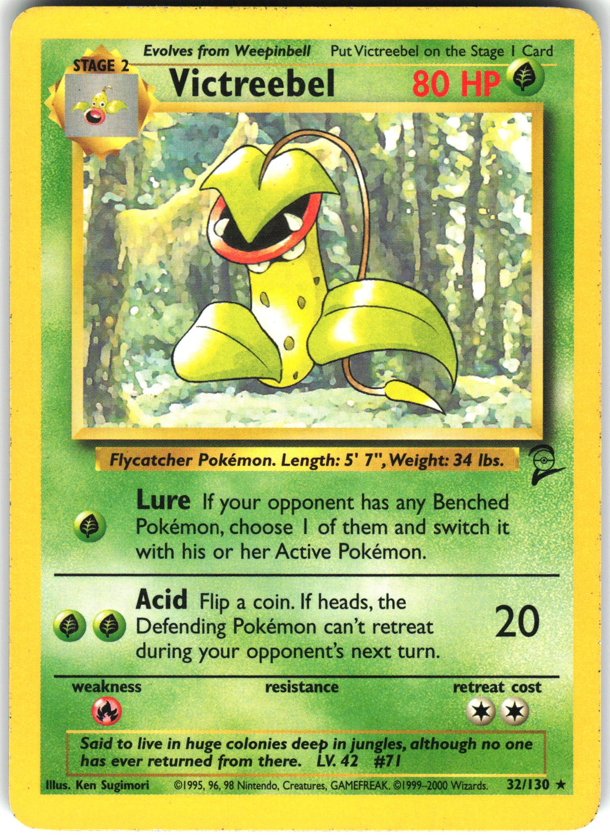 Victreebel #32 NM