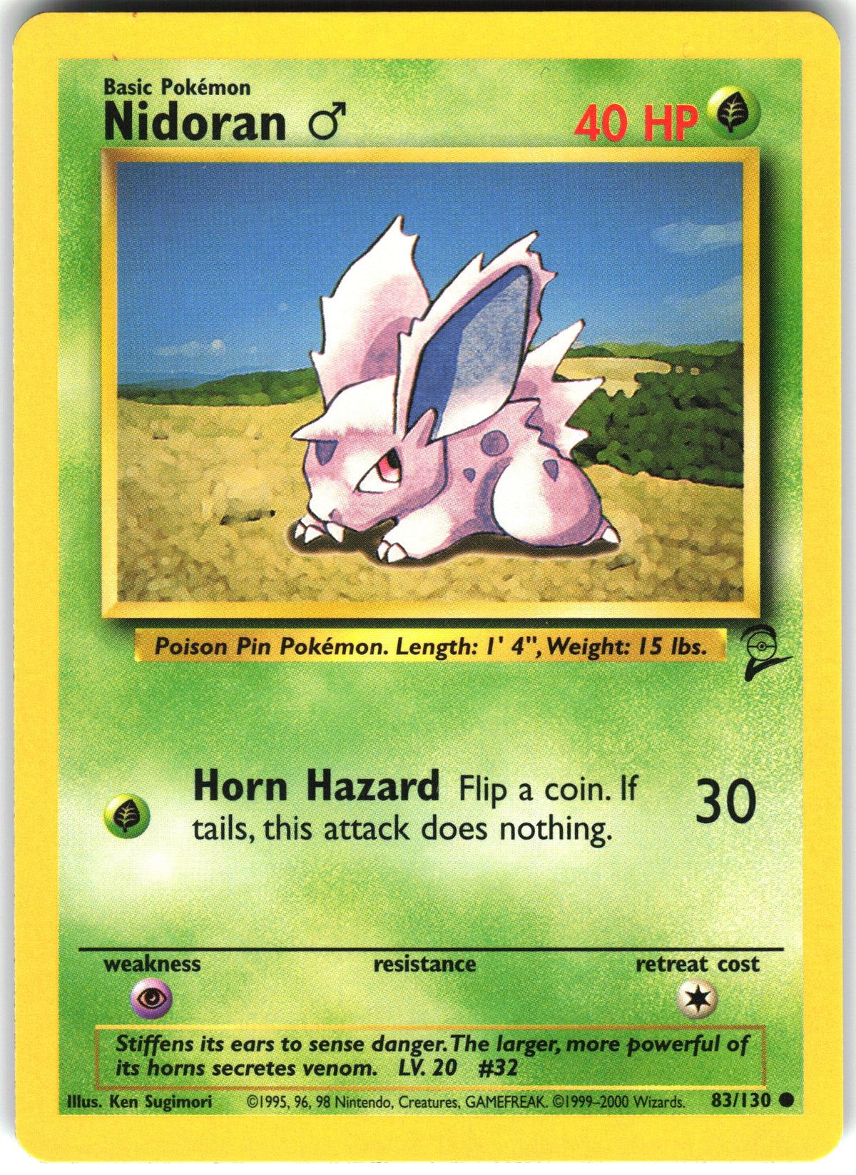 Nidoran ♂ #83 NM