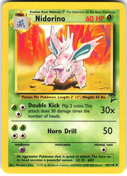 Nidorino #54 NM