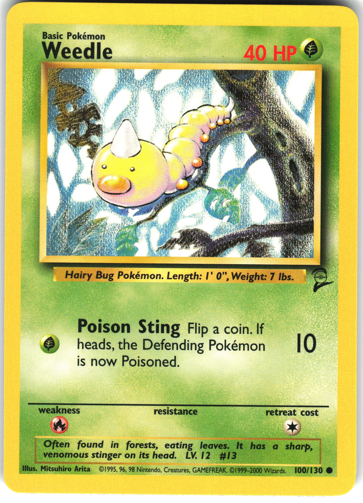 Weedle #100 NM