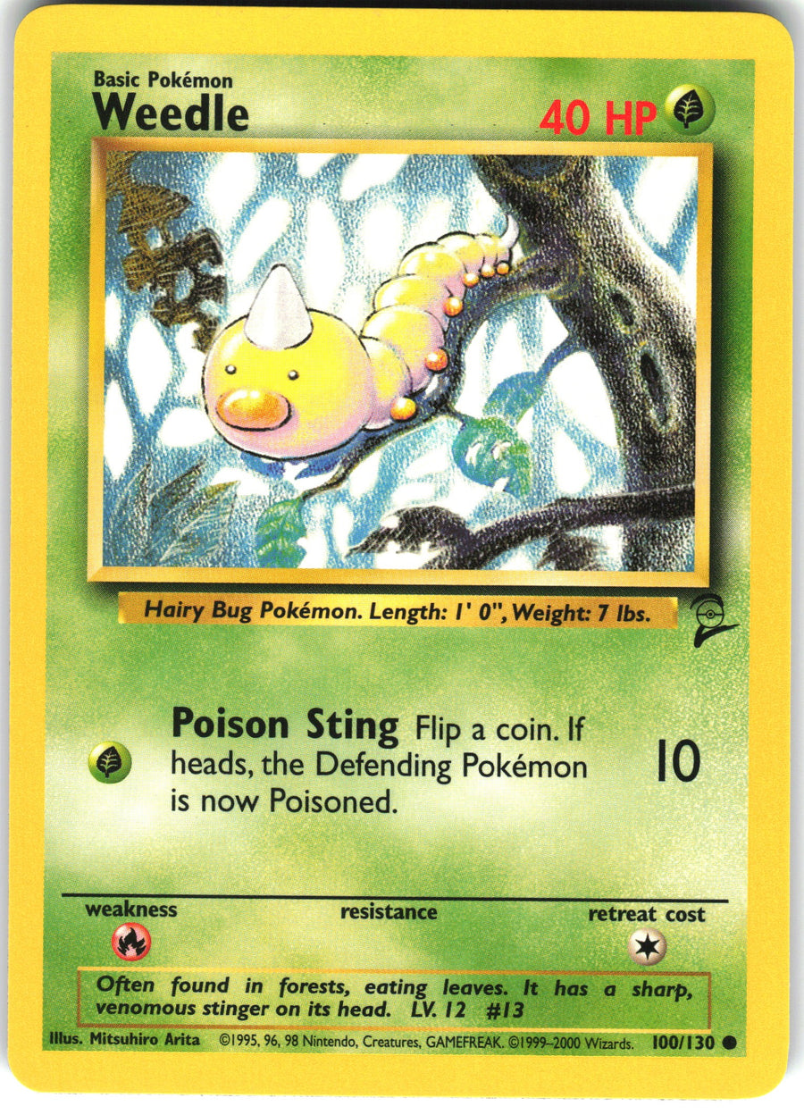 Weedle #100/130 Non-Foil
