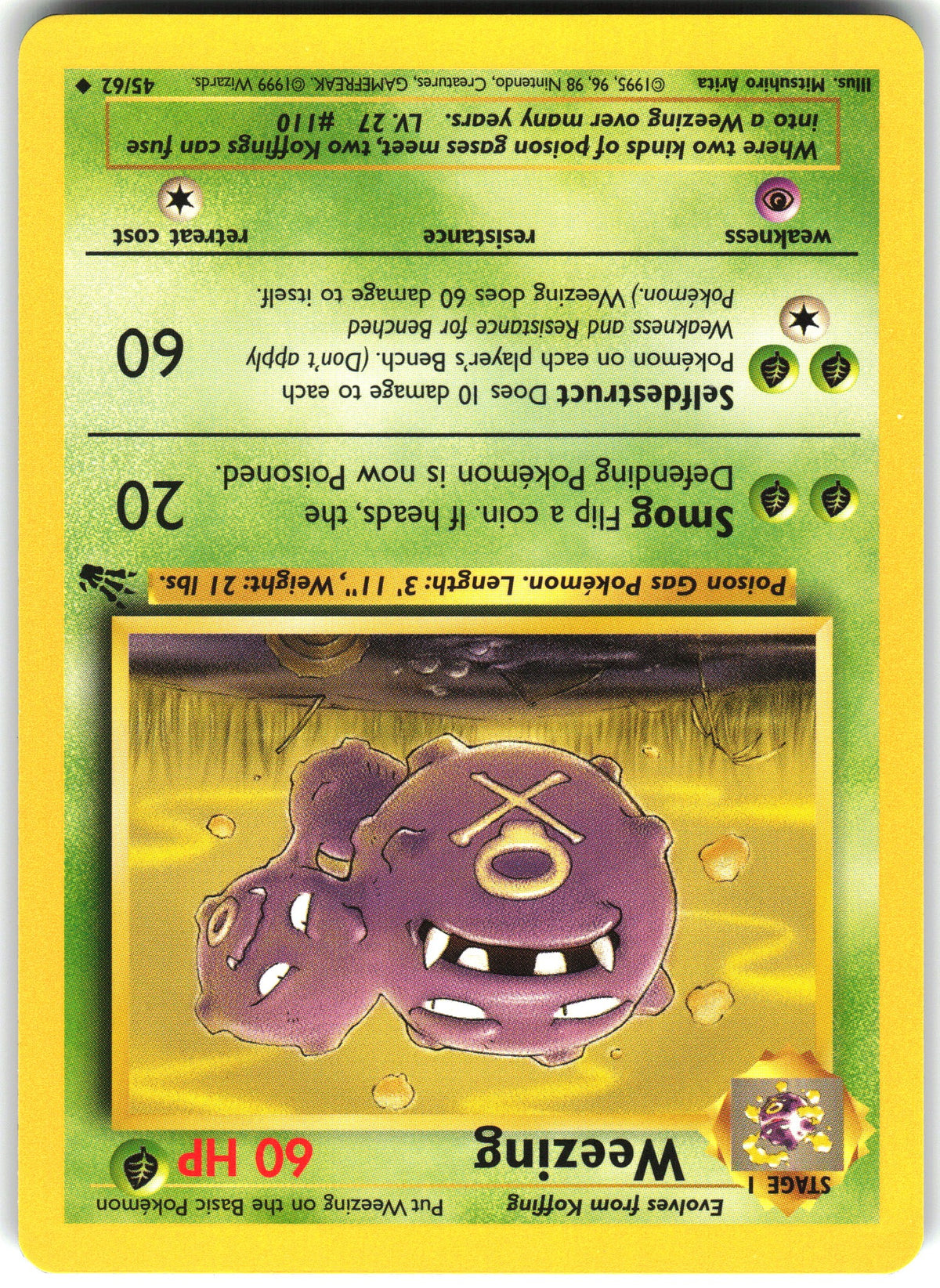 Weezing #45 NM